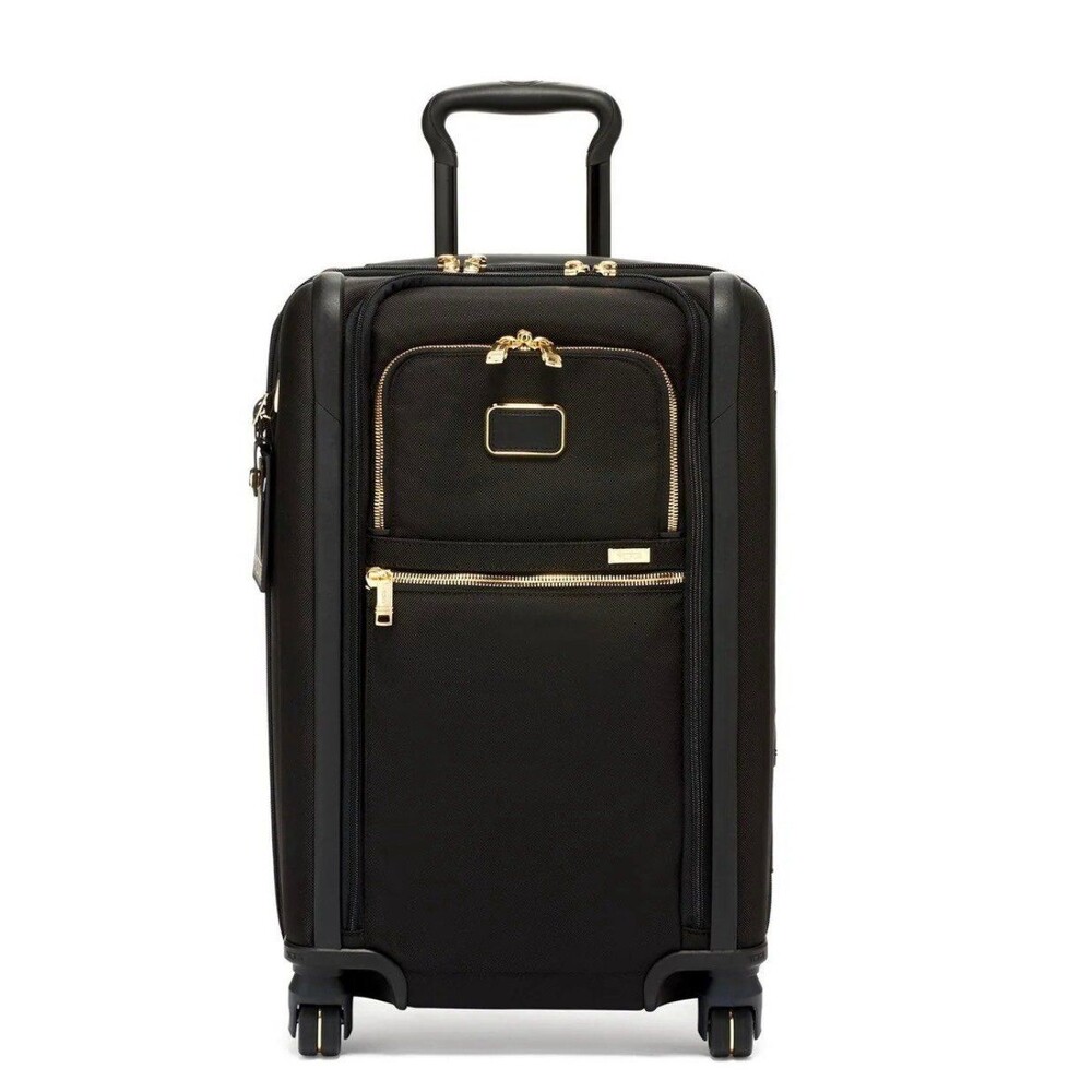 TUMI Alpha 3 International Dual access Black Carry-On Suitcase Luggage